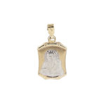 Φυλαχτό Παναγία Χρυσό 14Κ Δίχρωμο (κωδ: GD084)