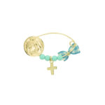 Παραμάνα Για Αγόρι Με Τη Γέννηση Του Χριστού Σε Χρυσό 9Κ (κωδ: GP120)