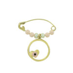 Παραμάνα Με Ματάκι Καρδούλα Σε Χρυσό 9 Καρατίων (κωδ: GP121)