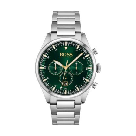 Boss Pioneer Chronograph Ανδρικό Ρολόι Με Πράσινο Καντράν 1513868