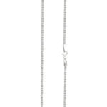 Λευκόχρυση Αλυσίδα Λαιμού 14Κ Gourmet 45,00 cm (κωδ: GA121)