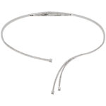 Κολιέ Με Διαμάντια Brilliant Σε Λευκόχρυσο 18Κ (κωδ: GK163)