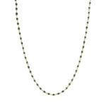 Μοντέρνο Χρυσό Κολιέ 14Κ Με Μπίλιες Από Σμάλτο (κωδ: GK300)