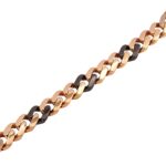 Ροζ Χρυσό Βραχιόλι 14Κ Με Ζιργκόν Πέτρες