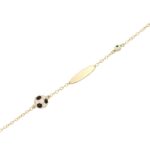 Χρυσή Ταυτότητα Χεριού 9Κ Με Μπάλα Ποδοσφαίρου