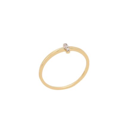 Δαχτυλίδι Χρυσό Γυναικείο 14Κ Με Πέτρες Ζιργκόν