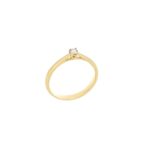 Χρυσό Μονόπετρο 18Κ Με Διαμάντι Μπριγιάν