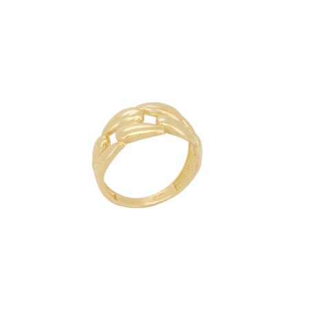Δαχτυλίδι Αλυσίδα Χρυσό 14Κ