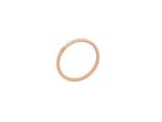 Δαχτυλίδι Μισόβερο Με Μπριγιάν Σε Ροζ Χρυσό 18Κ