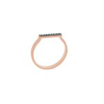 Δαχτυλίδι Σειρέ Με Μπριγιάν Σε Ροζ Χρυσό 18Κ