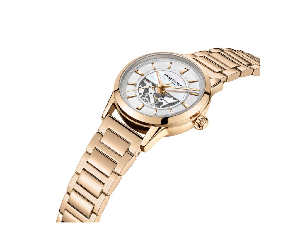Kenneth Cole New York Automatic Ρολόι Γυναικείο Με Μπρασελέ KCWLL2219306 Side
