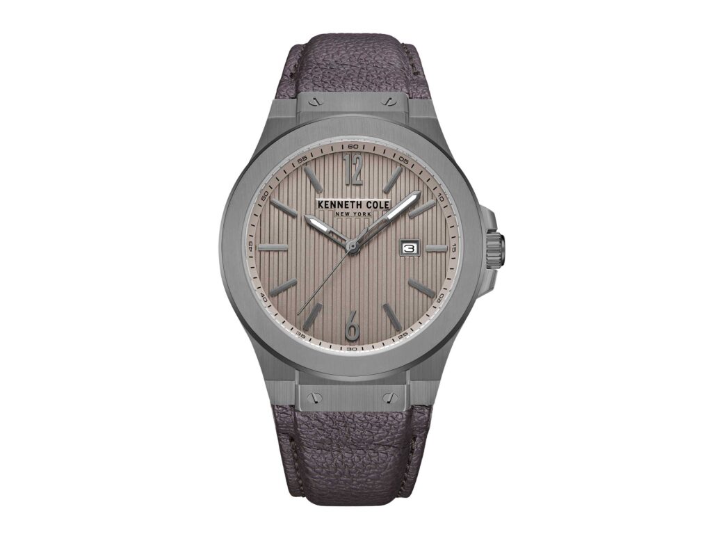Kenneth Cole Ρολόι Με Δερμάτινο Λουράκι KCWGB0034402