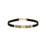 Βραχιόλι Καουτσούκ Με Χρυσό 14Κ