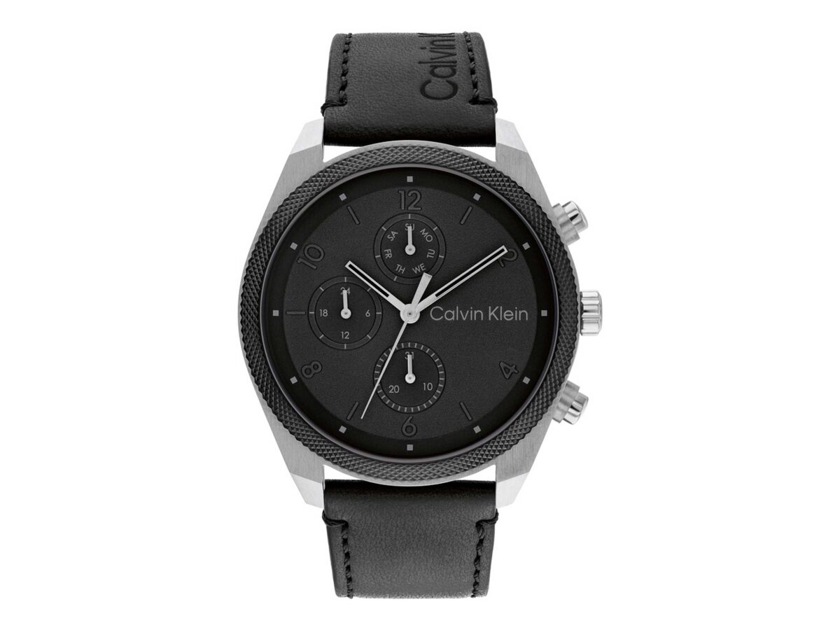 Calvin Klein Ανδρικό Ρολόι Με Δερμάτινο Λουράκι (κωδ: 25200364)