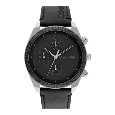 Calvin Klein Ανδρικό Ρολόι Με Δερμάτινο Λουράκι (κωδ: 25200364)