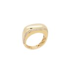 Χρυσό Δαχτυλίδι 14Κ Με Ζιργκόν Πέτρες