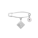 Λευκόχρυση Παραμάνα Με Κωνσταντινάτο 9Κ