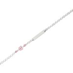 Λευκόχρυση Ταυτότητα Παιδική 9Κ Με Πεταλούδα