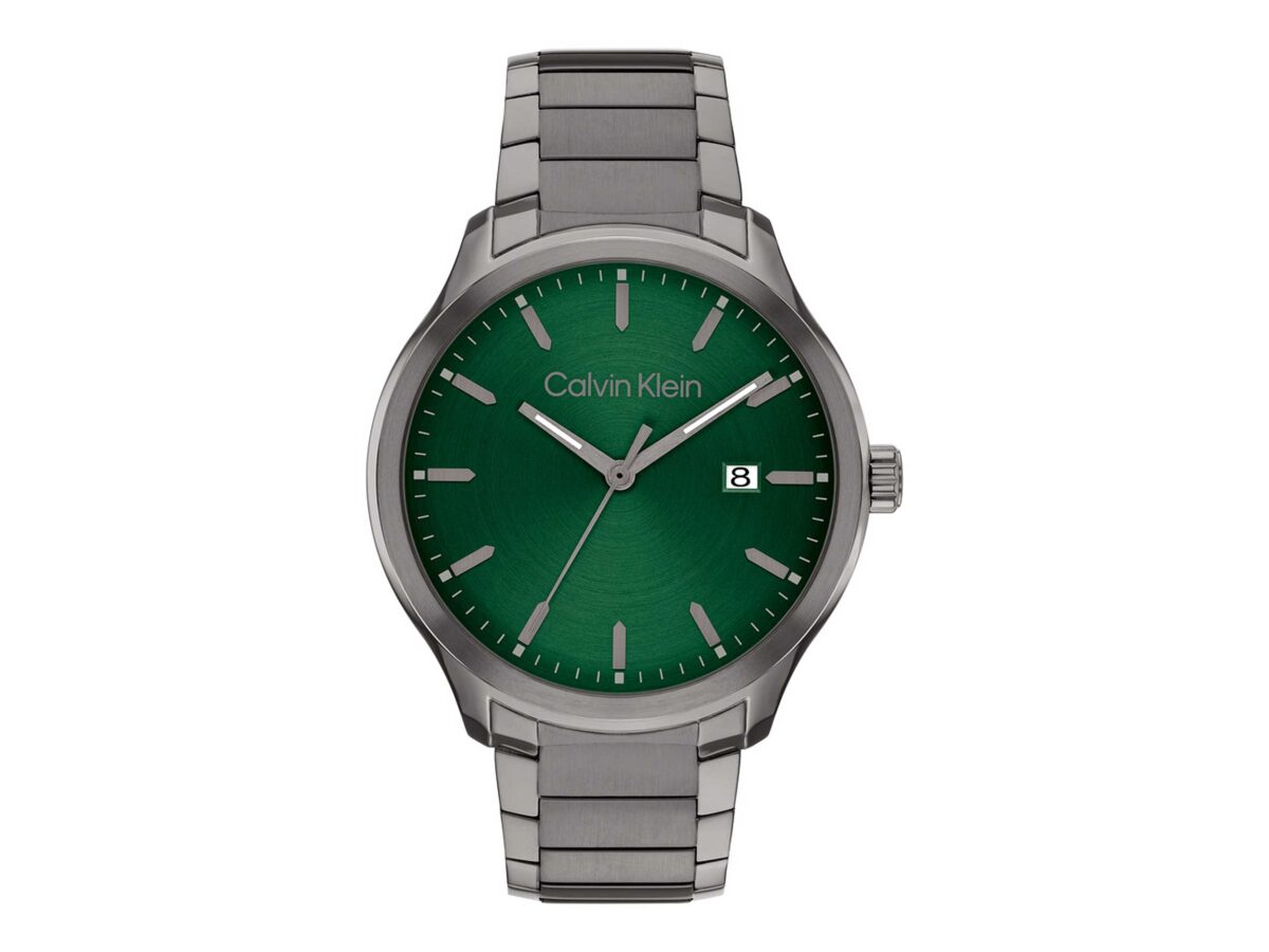 Ρολόι Calvin Klein Με Πράσινο Καντράν (κωδ: 25200350)