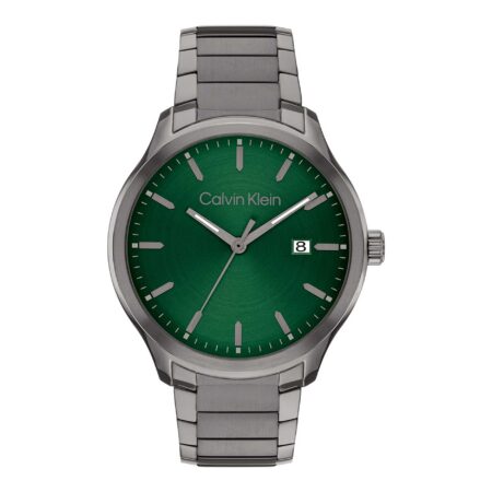 Ρολόι Calvin Klein Με Πράσινο Καντράν (κωδ: 25200350)