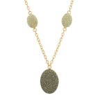 Χρυσό Κρεμαστό Γυναικείο 14Κ Με Οβάλ Μοτίφ