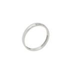 Δαχτυλίδι Βέρα Με Ζιργκόν Πέτρες Σε Λευκόχρυσο 14Κ