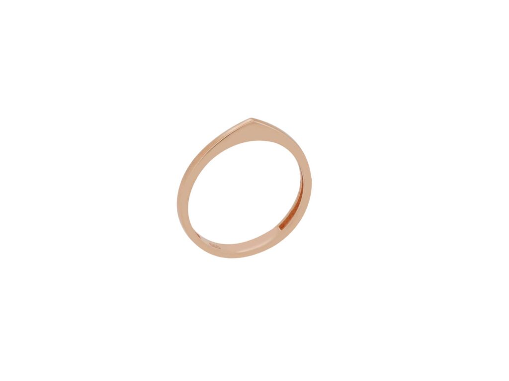 Γυναικείο Δαχτυλίδι Ροζ Χρυσό 14Κ