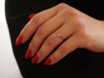 Γυναικείο Δαχτυλίδι Ροζ Χρυσό 14 Καράτια Με Λευκόχρυσα Στοιχεία