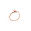 Γυναικείο Δαχτυλίδι Ροζ Χρυσό 14Κ Με Λευκόχρυσα Στοιχεία