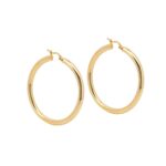 Κρίκοι Χρυσοί Μεγάλοι 14Κ