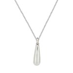 Μενταγιόν Λευκόχρυσο Με Αλυσίδα 14Κ