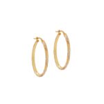 Τρίχρωμοι Κρίκοι Χρυσοί 14Κ