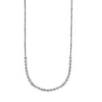 Κολιέ Με Διαμάντια Σε Λευκόχρυσο 18Κ