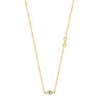 Κολιέ Μάτι Χρυσό Με Άπειρο 14Κ