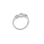 Λευκόχρυσο Δαχτυλίδι Με Μπριγιάν 18Κ