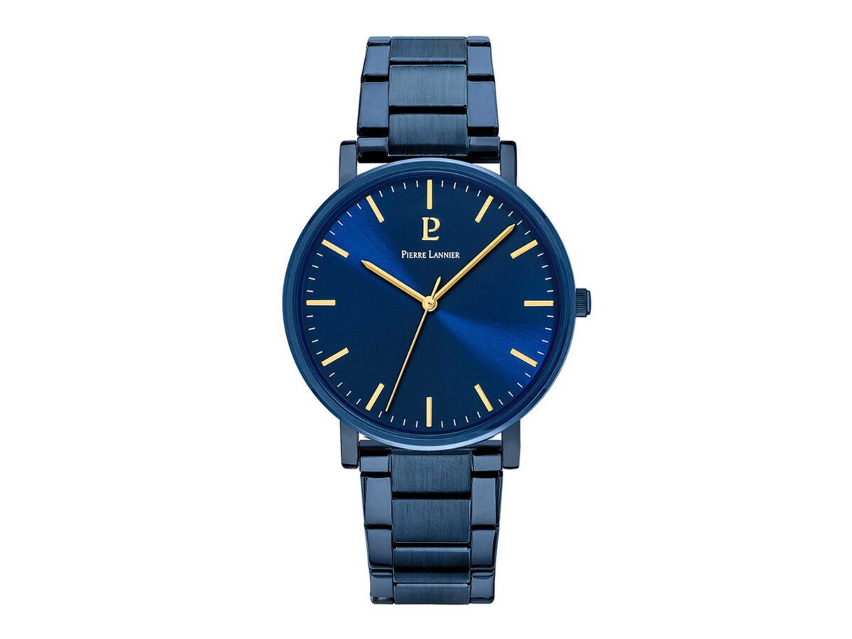 Ρολόι Pierre Lannier Essential Με Μπλε Καντράν (κωδ: 252G469)