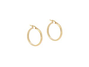 Σκουλαρίκια Χρυσοί Κρίκοι Μεσαίοι 8Κ