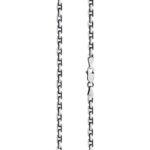 Ασημένιο Ανδρικό Κολιέ Αλυσίδα 925 Με Oxyde