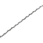 Ασημένιο Βραχιόλι Αλυσίδα 925 Με Μαύρο Oxyde