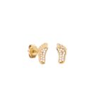 Χρυσά Σκουλαρίκια Πατουσάκια 14Κ
