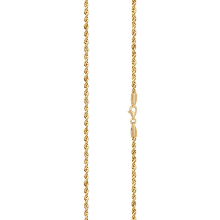 Χρυσή Αλυσίδα Λαιμού Στριφτή 14 Καρατίων Μήκους 50,00 cm