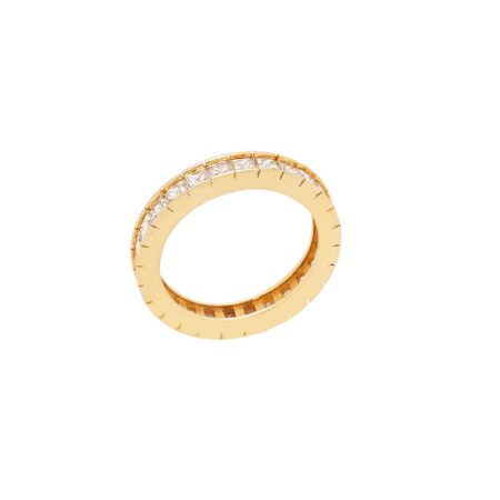 Δαχτυλίδι Ολόβερο Χρυσό 14Κ Με Ζιργκόν Πέτρες