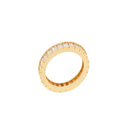 Δαχτυλίδι Ολόβερο Χρυσό 14Κ Με Ζιργκόν Πέτρες