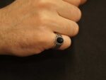 Δαχτυλίδι Με Όνυχα Και Μαύρο Oxyde Σε Ασήμι 925