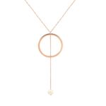 Κρεμαστό Ροζ Χρυσό 14Κ Με Μαργαριτάρι