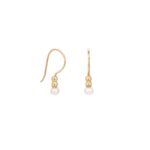 Σκουλαρίκια Κρεμαστά Με Μαργαριτάρια Σε Χρυσό 14Κ