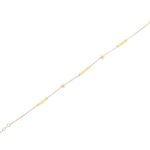 Βραχιόλι Χρυσό 14Κ Με Μαργαριτάρια Και Μοτίφ