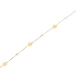 Βραχιόλι Χρυσό 9 Καράτια Με Μαργαριτάρια Και Μοτίφ