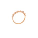 Δαχτυλίδι Ροζ Επίχρυσο Μισόβερο 925 Με Πέτρες Ζιργκόν