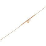 Χρυσό Βραχιόλι Με Μπίλιες Τρίχρωμες 14Κ